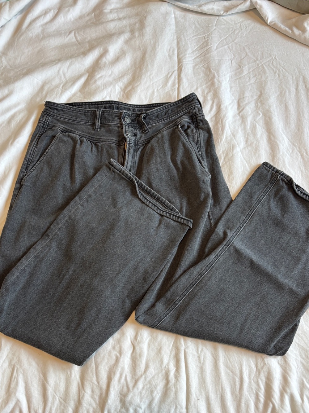 American Eagle Wide Leg Crop Jeans